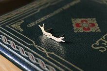 Load image into Gallery viewer, Gold slug earrings, 14k garden slug jewelry