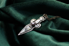 Load image into Gallery viewer, Ruby and Sterling Dagger