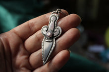 Load image into Gallery viewer, Ruby and Sterling Dagger