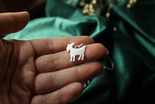 Load image into Gallery viewer, Wee Little Billy Goat Silver Charm Necklace
