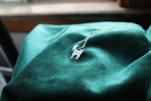 Load image into Gallery viewer, Wee Little Billy Goat Silver Charm Necklace
