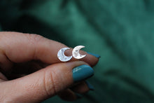 Load image into Gallery viewer, Phases of the moon earrings
